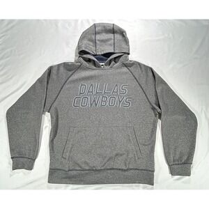 Dallas Cowboys gray hoodie men's large Missing Drawstring‎